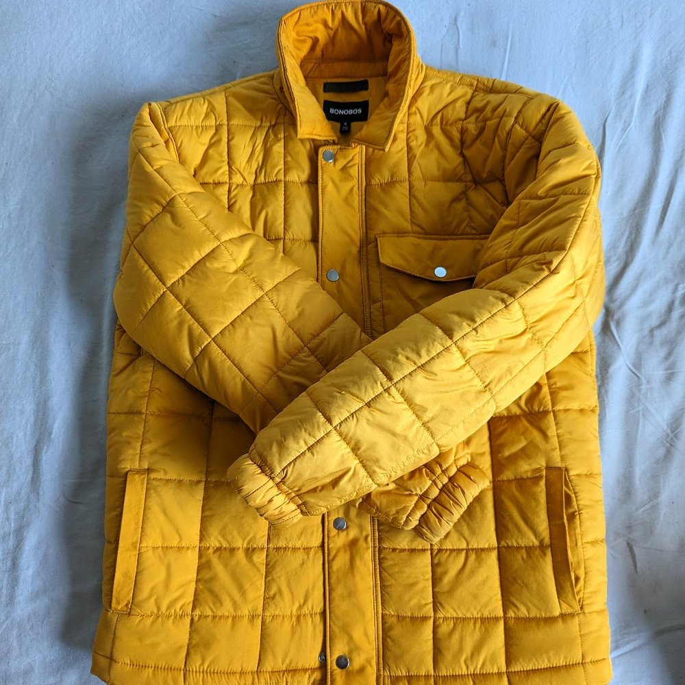 Bonobos - Yellow Quilted Jacket